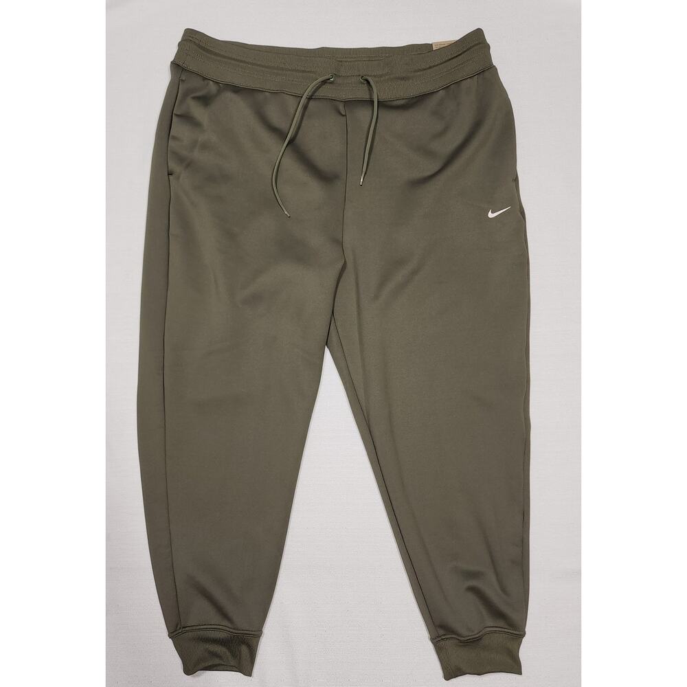 Nike green sweatpants standard fit High rise women's size XXL W40'' x L40''
